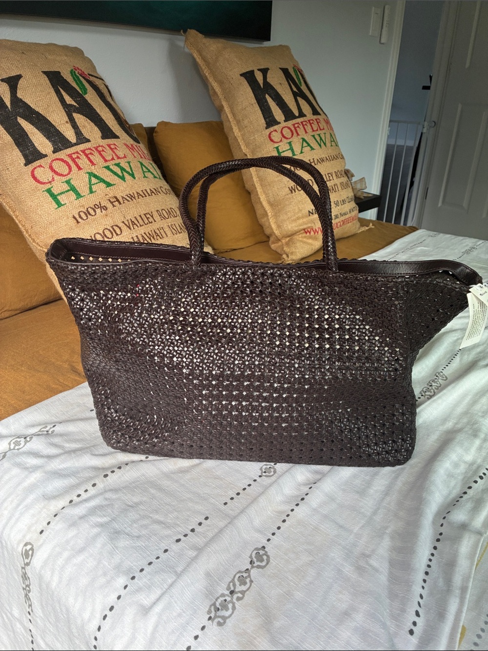 Madewell Open Woven Tote NWT